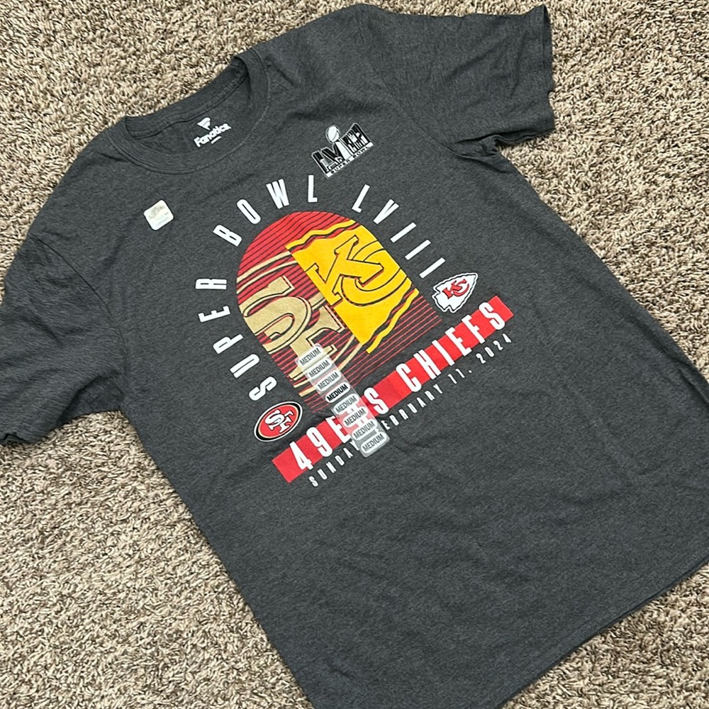 NEW Fanatics Men’s M Super Bowl SF/KC